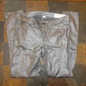 RAG & BONE Women's Sparkle Gray Zipper Capri Pants Size 29